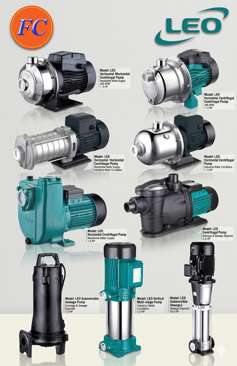LEO Vertical RO System Pump